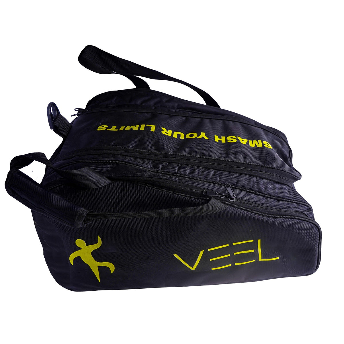 VEEL Padel Kit Bag Black – Lightweight& Durable Bag with Adjustable Shoulder Strap (Copy)