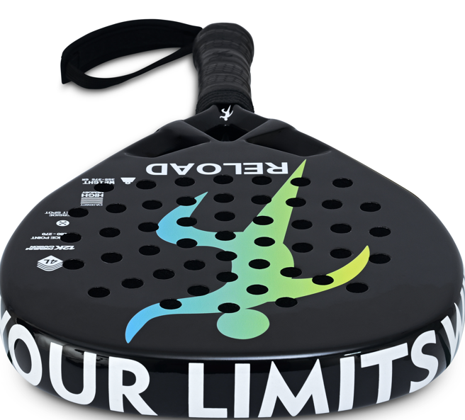 VEEL Reload Padel Racket – 12K Carbon Fiber Paddle with EVA High Memory Core | Lightweight Power & Precision