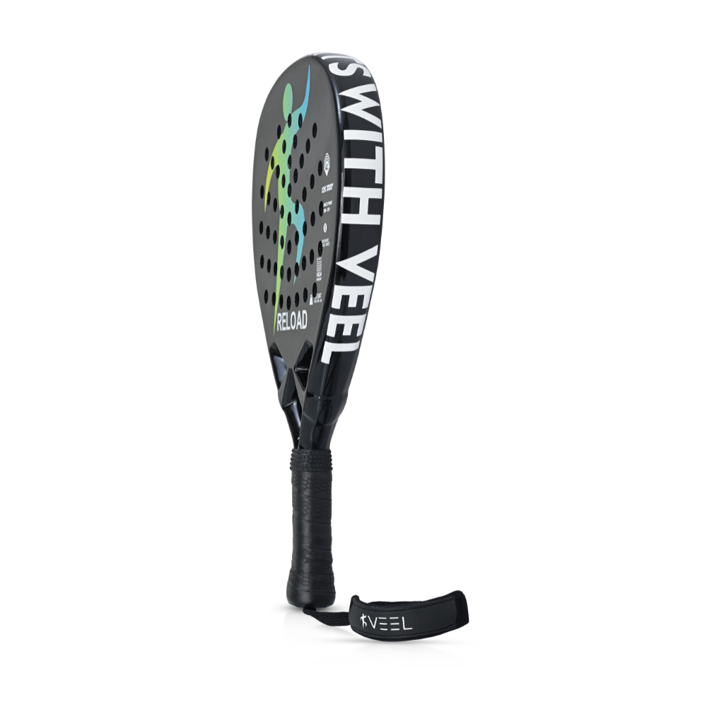 VEEL Reload Padel Racket – 12K Carbon Fiber Paddle with EVA High Memory Core | Lightweight Power & Precision