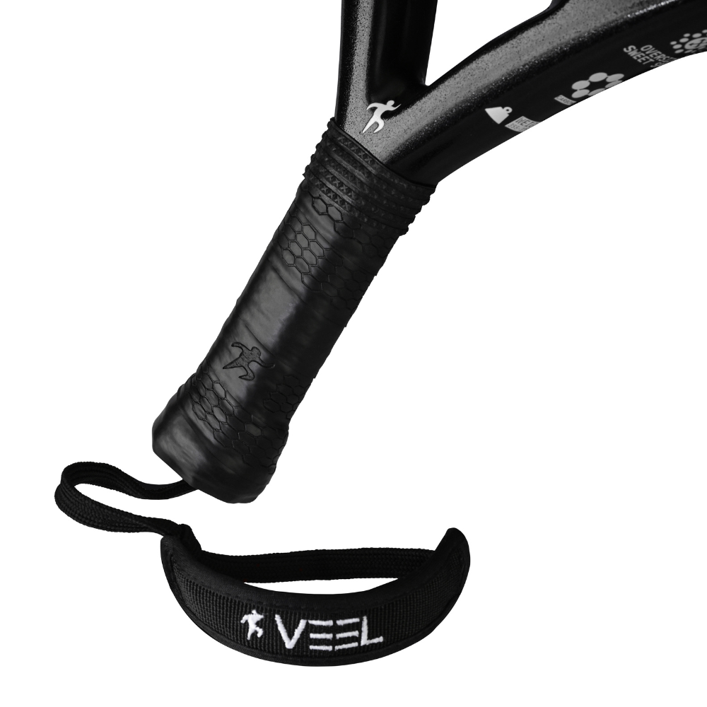 VEEL Score Red-Black Padel Racket – 3K Carbon Fiber Paddle with EVA Soft Core | Power, Control & Precision