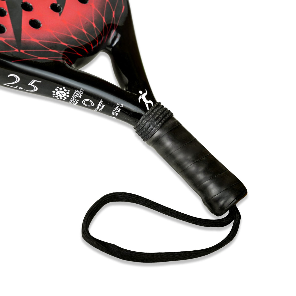 VEEL Matrix Padel Racket Red – 100% Glass Fiber Padel with EVA High Memory Core | Control& Precision.